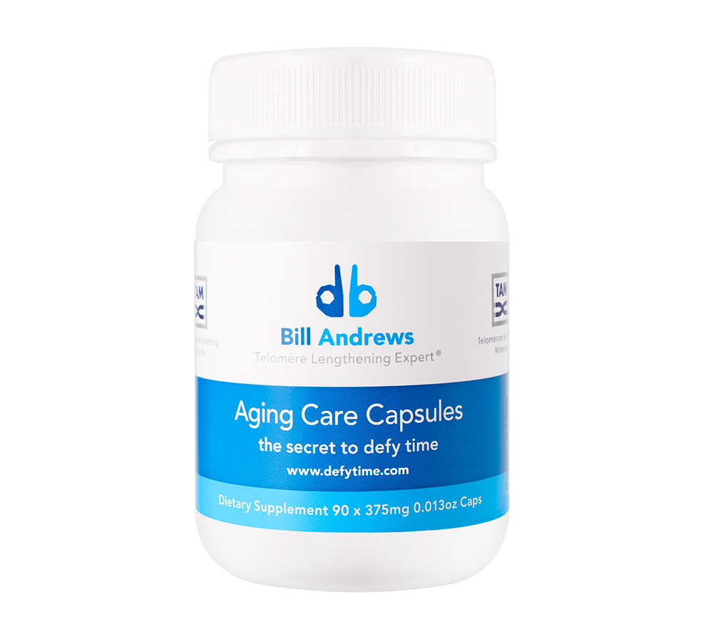 Defytime Bill Andrews Aging Care Capsules 90 x 375mg